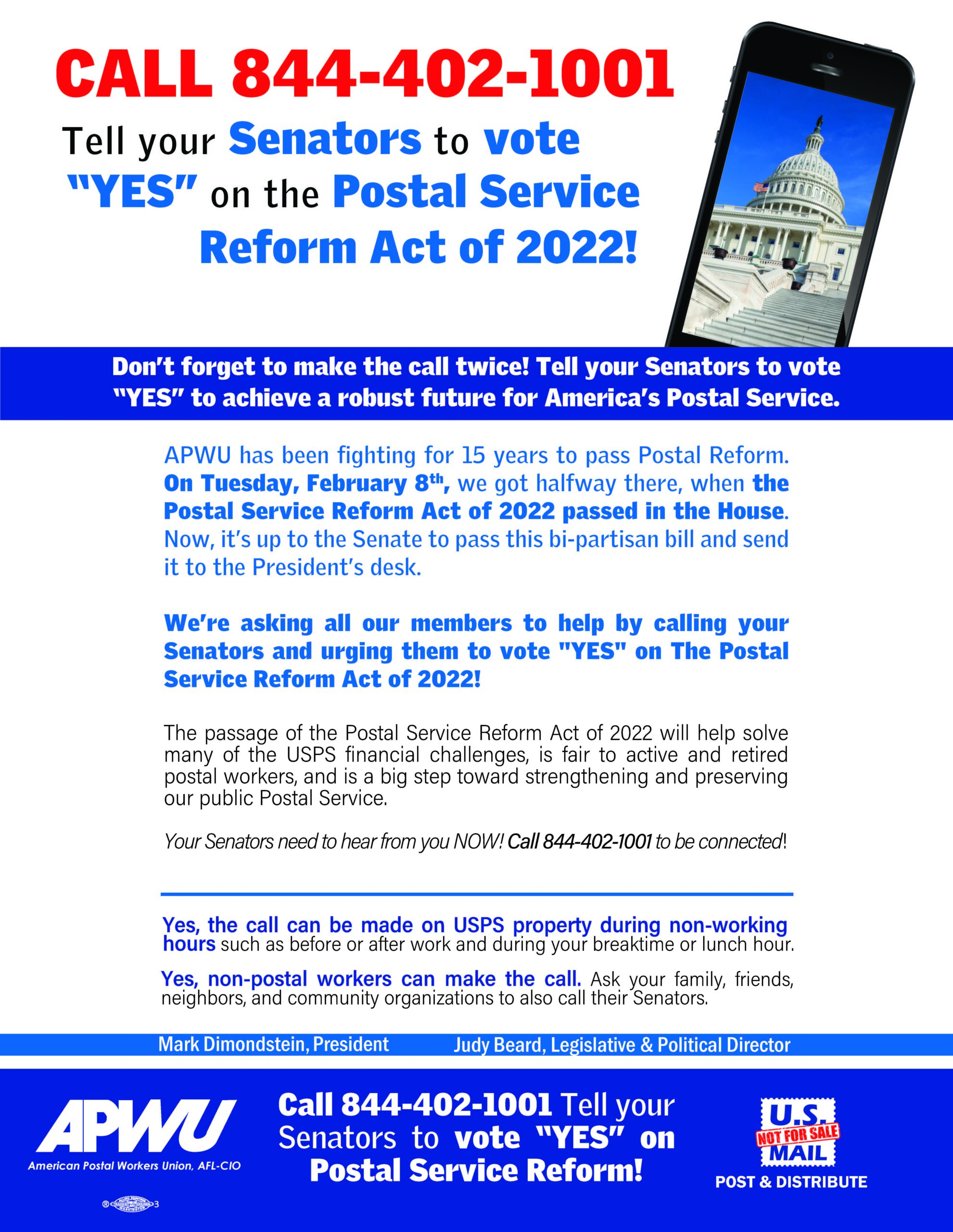 The Postal Service Reform Act of 2021 – San Jose Area Local 73